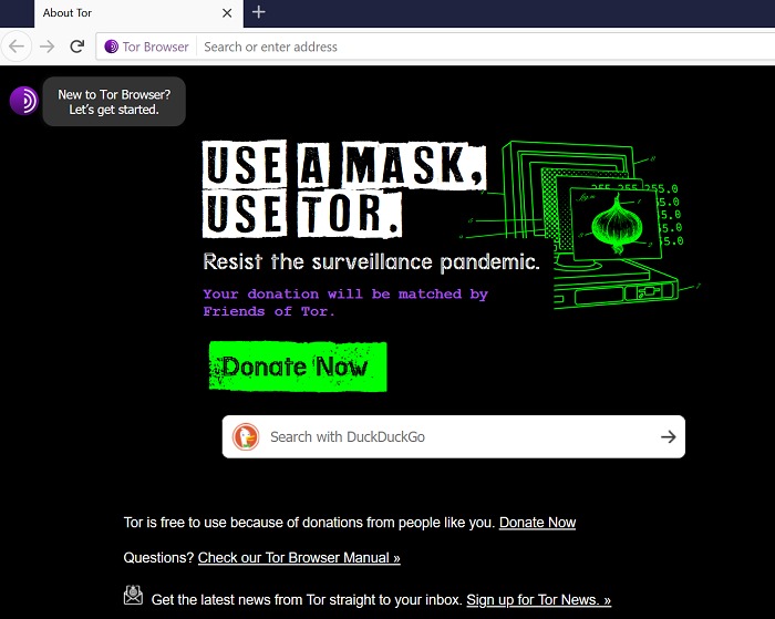 tor for dark web