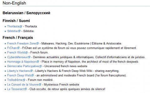 dark web directory